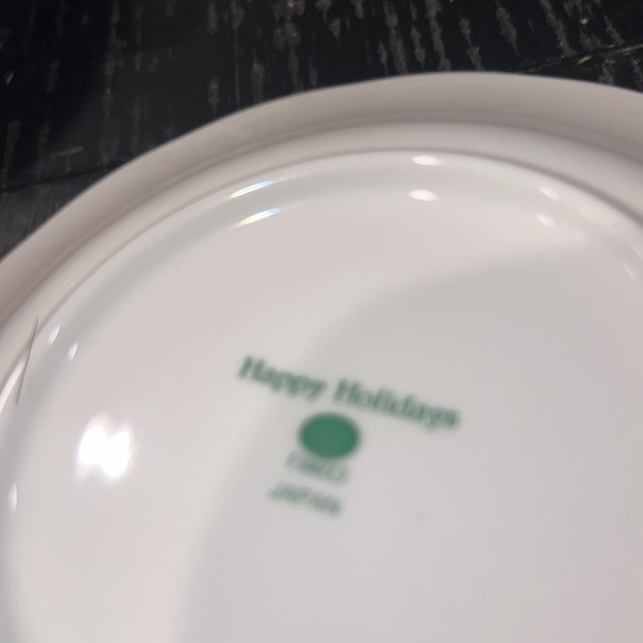 1 Nikko Happy Holidays Footed Coffee Tea Cup & Saucer Christmas Tree Swirl - Picture 5 of 5